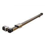 Linijinis kreipiamasis bėgis su diržine pavara ir Nema 34 varikliu, 1300 mm eiga