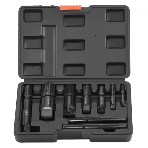 de2FDGNTQQTZGDTQT1SGR001V02Fgoods_img-v12Fscrew-bolt-extractor-m100-1.2.jpg Vamzdžių išsukiklių rinkinys, 9 dalys, 1/8" – 1", chromo-molibdeno plienas - Image 1