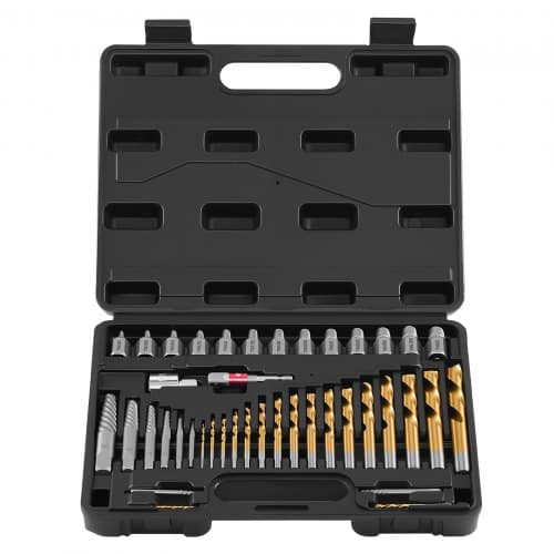 de2FDGNTQQTZLSDLEJT1E001V02Fgoods_img-v12Fscrew-bolt-extractor-m100-1.2.jpg Varžtų ir smeigių išsukiklių rinkinys, 41 dalis, chromo-molibdeno plienas - Image 1