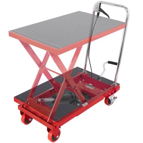 de2FDJYYSJPTCHS4NLPJYV02Fgoods_img-v12Fhydraulic-lift-table-m100-1.2.jpg Hidraulinis kėlimo stalas – vežimėlis, 226 kg (500 lbs), kėlimo aukštis 220–720 mm, raudonas - Image 1