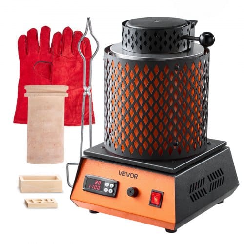 de2FDRJLCGTCGGHSZZPJV001V22Fgoods_img-v32Felectric-melting-furnace-m100-1.2.jpg Skaitmeninė elektrinė metalo lydymo krosnis su 5 kg keraminiu tigliu (1500W, iki 1150°C) - Image 1