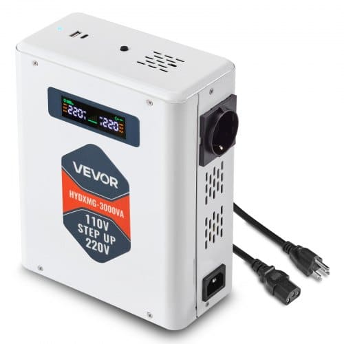 de2FDXDYZHQSY2205XVNZ001V72Fgoods_img-v22Fvoltage-converter-m100-1.2.jpg Įtampos keitiklis-transformatorius 3000VA (110V į 220V), su LCD ekranu ir USB jungtimi - Image 1