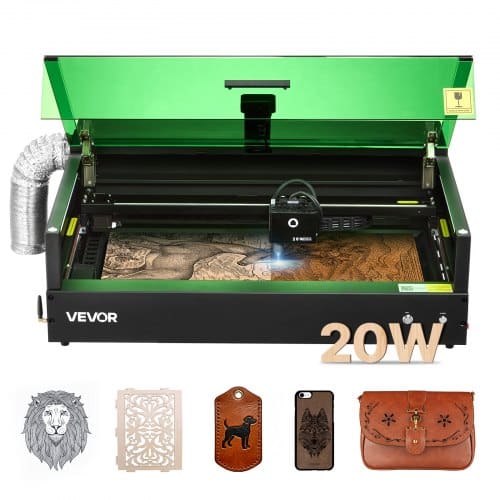 de2FFBSJGDKJ20W52ONY0001V22Fgoods_img-v12Flaser-engraver-m100-1.2.jpg Lazerinio Graviravimo ir Pjovimo Mašina su Apsauginiu Gaubtu ir Kamera, 20W, 500 x 320 mm - Image 1