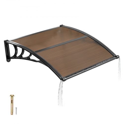 de2FGDSZYP4040YC51M8U001V02Fgoods_img-v12Fawning-for-door-entrance-m100-1.2.jpg Lauko durų ir langų stogelis, 965 x 1017 mm, rudas - Image 1