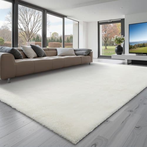 de2FJXDDTSM8X10F3M1OV001V02Fgoods_img-v22Findoor-plush-area-rug-m100-1.2.jpg Pliušinis kilimas, 2,44 x 3,05 m, dramblio kaulo balta spalva - Image 1
