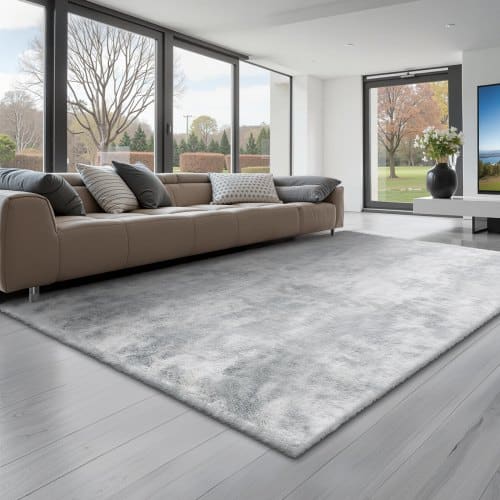de2FJXZXDTSM6X9FYV2LW001V02Fgoods_img-v12Findoor-plush-area-rug-m100-1.2.jpg Pliušinis kilimas, 1,83 x 2,74 m, šviesiai pilka (tie-dye) spalva - Image 1