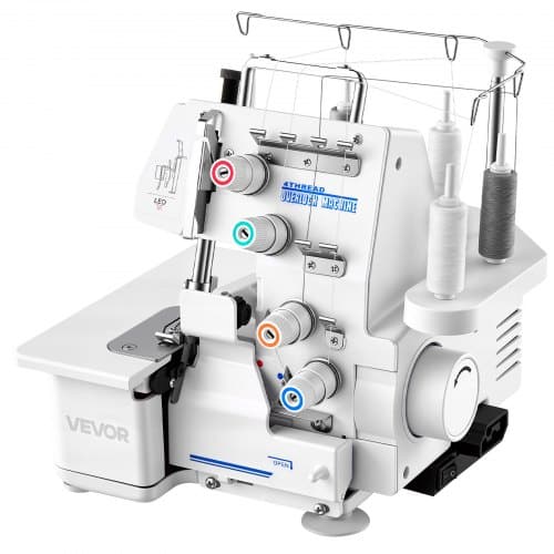 de2FJYBFJJY4X34X3RNX9001V22Fgoods_img-v12Foverlock-machine-m100-1.2.jpg Kraštų Apliejimo Mašina (Overlokas) su LED Apšvietimu, 1250 dyg/min - Image 1