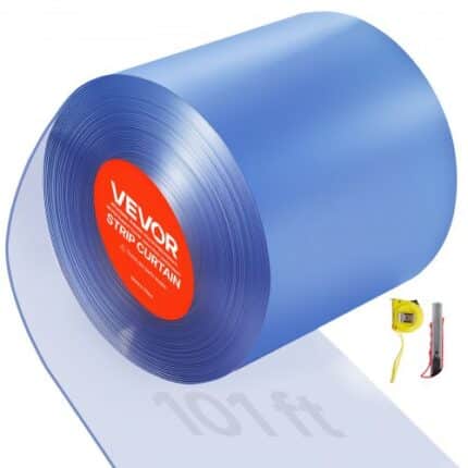 Skaidri PVC juostinė užuolaida – Profesionalus izoliacinis sprendimas (30,8 m x 30,5 cm)