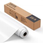Blizgios Baltos Spalvos Termoperkėlimo Plėvelės Rulonas (HTV), 304,8 mm x 7,26 m