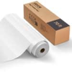 Blizgios Baltos Spalvos Termoperkėlimo Plėvelės Rulonas (HTV), 304,8 mm x 21,33 m