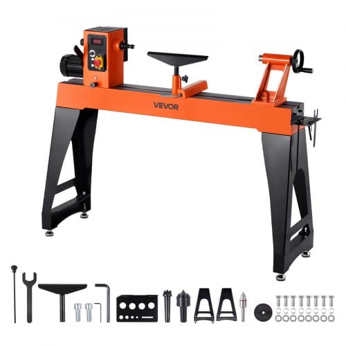 de2FLSMGCC24K15HO2OGSV22Fgoods_img-v32Fwood-lathe-m100-1.2.jpg Medienos tekinimo staklės, 1,5 AG, 406 x 1016 mm, su kintamu greičiu - Image 1