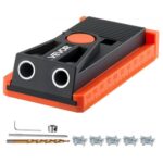 Mini paslėptų skylių gręžimo šablonas (pocket hole jig)