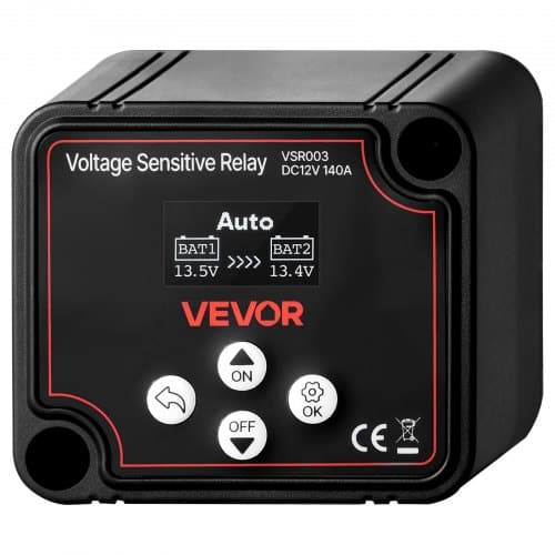 de2FSDCGLJDQDJQSIRD88001V92Fgoods_img-v12Fbattery-isolator-m100-1.2.jpg Dvigubos baterijos izoliatorius 12V 140A, su LCD ekranu (Litis ir Švinas) - Image 1