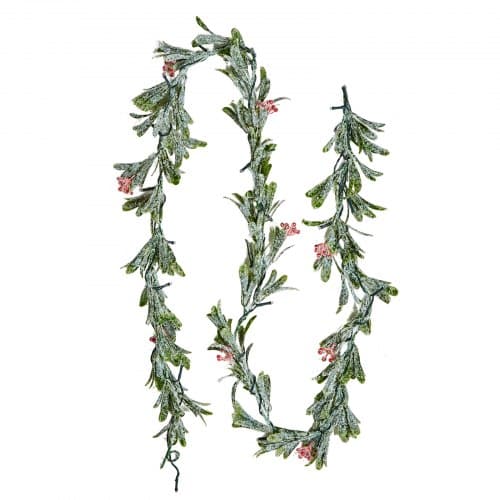 de2FSDHDTTGLYJG6DQK8R001V92Fgoods_img-v12Fchristmas-garland-m100-1.2.jpg Kalėdinė girlianda su uogomis ir LED lemputėmis 201 cm - Image 1