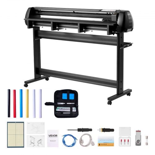de2FSDLSKZJDPB13OJSOF001V22Fgoods_img-v22Fvinyl-cutter-machine-m100-1.2.jpg Plėvelių Pjaustiklis, 1350 mm Maksimalus Plotis, Ploteris su LED Ekranu ir Priedų Rinkiniu - Image 1