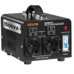 Įtampos keitiklis-transformatorius 1500VA (110V į 220V ir 220V į 110V), su apsauginiu jungikliu