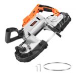 Nešiojamas akumuliatorinis juostinis pjūklas, 20 V, pjovimo gylis 127 x 115 mm