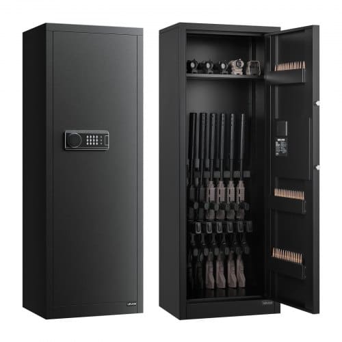 de2FZQBXXPZS1889US6QZ001V92Fgoods_img-v42Fgun-safe-m100-1.2.jpg 6–8 ginklų saugykla, ginklų seifas 1320 x 480 x 348 mm su skaitmeniniu užraktu ir raktu - Image 1