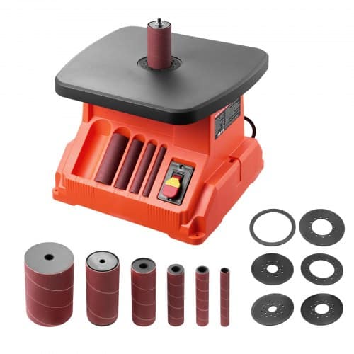 de2FZZSGJTSZZ240N9I70001V22Fgoods_img-v12Fspindle-sander-m100-1.2.jpg Osciliuojantis špindelinis šlifuoklis, 390 x 415 mm stalas - Image 1