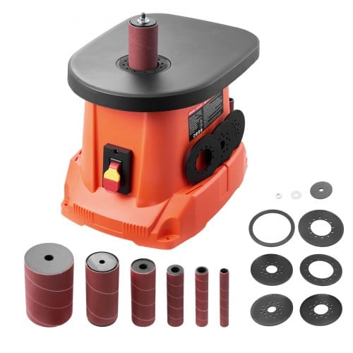 de2FZZSGJTSZZ240VF3SV001V22Fgoods_img-v22Fspindle-sander-m100-1.2.jpg Osciliuojantis špindelinis šlifuoklis, 397 x 295 mm stalas - Image 1