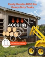 1160 mm krautuvo padėklų šakių rėmas su šakėmis WBS-027, 1179 kg, 63,3 kg - Image 2