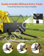1160 mm krautuvo padėklų šakių rėmas su šakėmis WBS-027, 1179 kg, 63,3 kg - Image 3