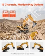 15 kanalų 1:14 mastelio nuotoliniu būdu valdomas ekskavatorius žaislas - Image 4