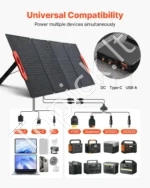 150W sulankstoma monokristalinė saulės baterija, 23% efektyvumas - Image 3