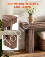 160 cm ilgio konsolinis staliukas, kaimiško stiliaus sofa-stalas - Image 5