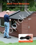 4.57 x 4.57 m ir 45 mil EPDM gumos stogo danga su ilgu tarnavimo laiku, atspari oro sąlygoms ir ekstremalioms temperatūroms - Image 2