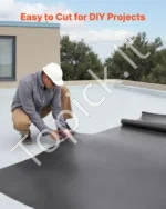 4.57 x 4.57 m ir 45 mil EPDM gumos stogo danga su ilgu tarnavimo laiku, atspari oro sąlygoms ir ekstremalioms temperatūroms - Image 5