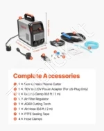 65A neišlydomojo bandomojo lanko plazminio pjovimo aparatas 220V su skaitmeniniu ekranu, IGBT inverteriu ir 2T/4T funkcija - Image 7