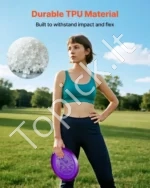 8 dalių lėkščiasvydžio (disko golfui) rinkinys su tiksliais matmenimis, puteriu, vidutinio nuotolio diskais ir draiveriais - Image 3