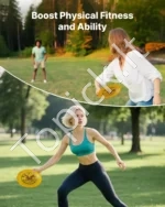 8 dalių lėkščiasvydžio (disko golfui) rinkinys su tiksliais matmenimis, puteriu, vidutinio nuotolio diskais ir draiveriais - Image 4