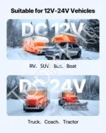 8 kW dyzelinis oro šildytuvas / stovėjimo šildytuvas (DC 12–24 V, skaitmeninis ekranas) - Image 6