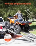 Aliuminio užvažiavimo rampų rinkinys 2 vnt. 275 x 38 cm, 4,5 t keliamoji galia sunkiajai technikai ir ATV - Image 4