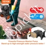 Aukšto slėgio plovyklos siurblys 25,4 mm velenui, horizontalus trijų stūmoklių 4400 PSI / 4 GPM (atsarginis siurblio komplektas) - Image 2