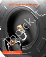 Automatinė aukšto slėgio žarnos ritė 325 x 130 x 350 mm su 18.3 m ilgio žarna ir 4000 PSI galia - Image 4