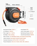 Automatinė susukama pneumatinė žarna 15 m garso ir dirbtuvėms - Image 7