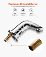 Automatinis bekontaktis vonios praustuvo maišytuvas su judesio jutikliu ir šalto vandens funkcija (G112M) - Image 6