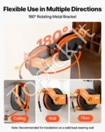 Automatinis susisukantis oro žarnos riteklis 15 m su hibridine žarna ir sieniniu laikikliu - Image 5