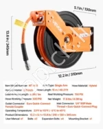 Automatinis susisukantis oro žarnos riteklis 15 m su hibridine žarna ir sieniniu laikikliu - Image 7