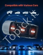 Automobilinis garso stiprintuvas 4 kanalų, klasės D stereo įrenginys su didelės galia išėjimu (maks. 4 x 500W / 4 x 1000W) - Image 6