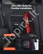 Automobilinis garso stiprintuvas monoblokas 2000W D klasės žemų dažnių garsiakalbiui 1 kanalo - Image 5