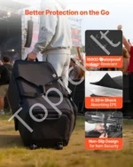Būgnų stovų ir aparatūros krepšys su ratukais 1680D paminkštintas transportavimo dėklas 899 x 350 x 320 mm (900 x 350 x 320 mm) - Image 3