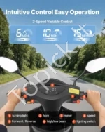 Elektrinis triratis senjorams 1000W neįgaliųjų vežimėlis 35 km - Image 4