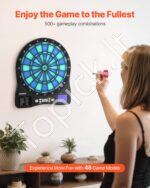 Elektroninė smiginio lenta su LED apšvietimu (48 žaidimai, iki 8 žaidėjų) - Image 2