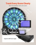 Elektroninė smiginio lenta su LED apšvietimu (48 žaidimai, iki 8 žaidėjų) - Image 4
