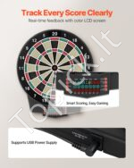 Elektroninė smiginio lenta su spalvotu LCD ekranu (43 žaidimai, iki 8 žaidėjų) - Image 4