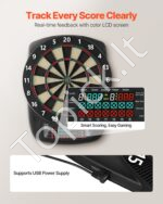 Elektroninė smiginio lenta su spalvotu LCD ekranu (43 žaidimai, iki 8 žaidėjų) - Image 4